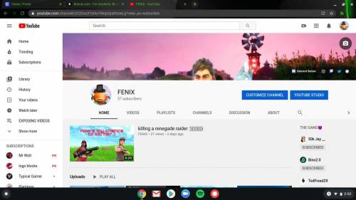 Can u pls go sub :)))))

If You Can't Find It Search: blaise gyFd And Scroll Down And You Will Fin