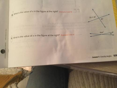 I have number 10 done but can someone help me out with 11?