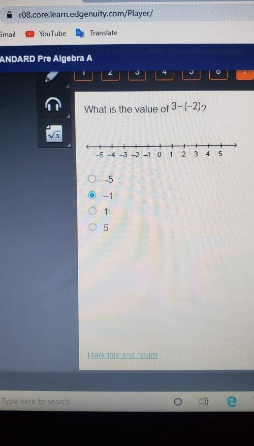 What is the value of 3-(-2)