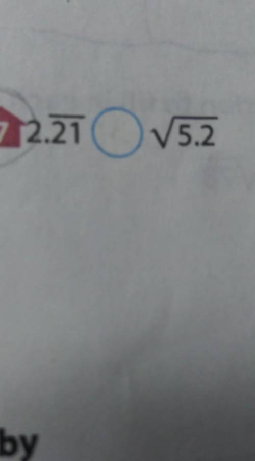 Hi i just like kinda forgot what that line above the two numbers in 2.21 mean. Can you help me?