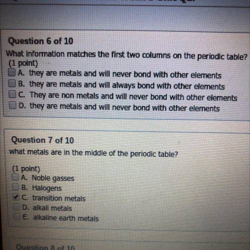 What is the answer to number 6?