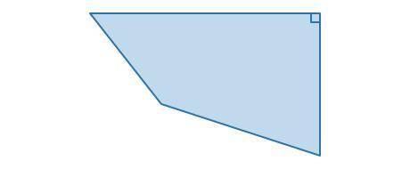 Determine the number of acute, obtuse, and right angles in the shape above.