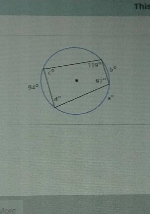 How do I do thisI need to find a, b, c, and d