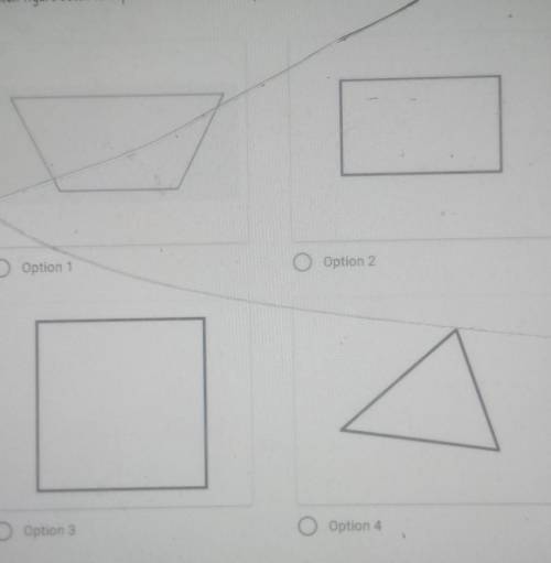 Which figure below is a quadrilateral but NOT a parallelogram?