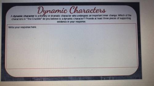 Dynamic Characters

A dynamic character is a literary or dramatic character who undergoes an impor