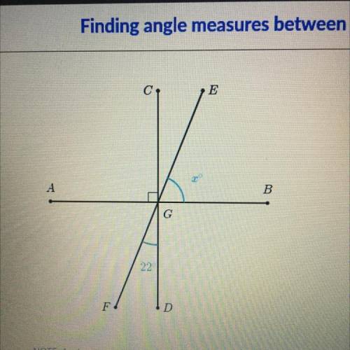 What is the measure of X?