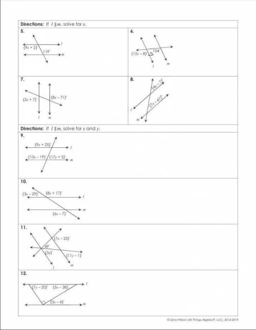 Unit 3 parallel and perpendicular lines Homework 2, please help quickly