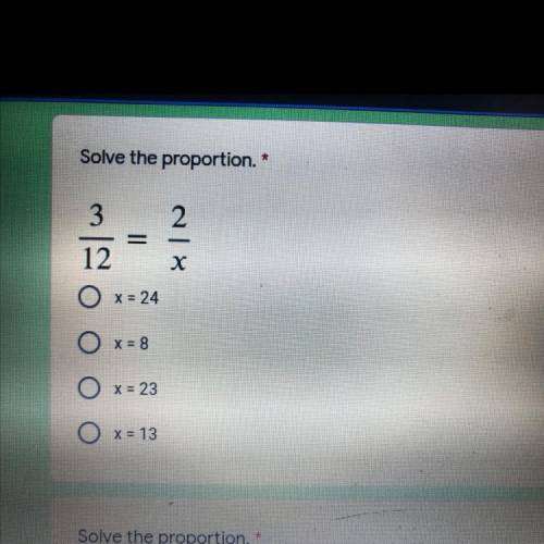Solve The Proportion