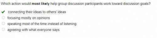 Which action would most likely help group discussion participants work toward discussion goals?