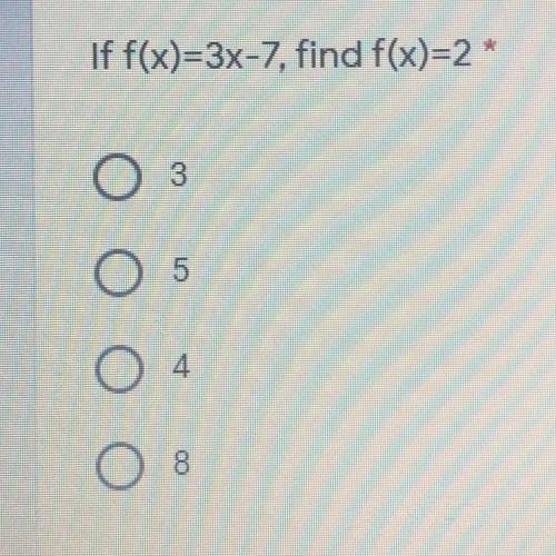 Anybody know this? I got -1 but that is not a option, i only need help with this one. If the answer