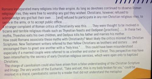 How dose this documents description of what Romans thought of Christians compare to Tacitus’s accou