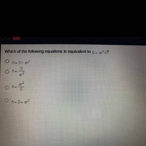Which of the following equations is equivalent to S= 2n?