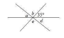 Use the figure to find a+b+d + e
A. 330°
B. 325°
C. 290°
D. 300°
