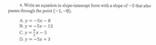 Slope-Intercept form!!