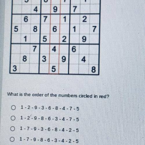 9

Given the sudoku puzzle below
8
1
5 8.
7
1
4 9 7
6 7
1 2
5 8 6
1
1 5 2
7 4 6
8. 3
9 4
3
5
7
9
0