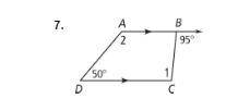 Find m1 and m2. Justify each answer