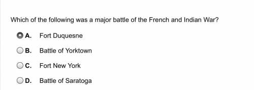 Which of the following was a major battle of the French and Indian War?
