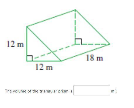 Is anyone able to help me with finding the volume of the triangular prism