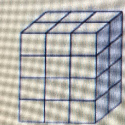 PLEASE HELP AS FAST AS YOU CAN ASAP DUE IN 30 MINUTES

the prism is made up of unit cubes. the