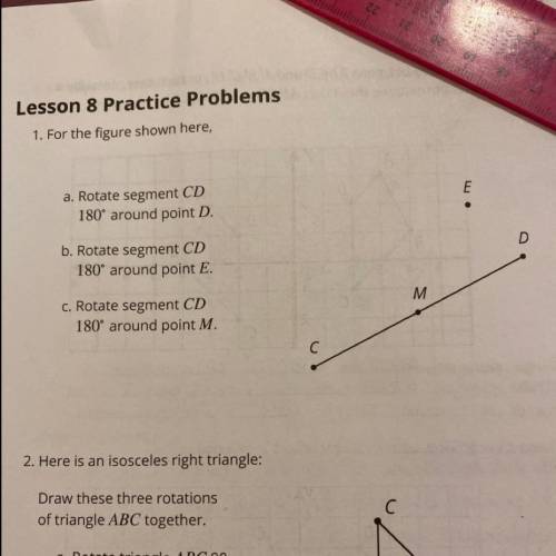 Ok I just need question 1, so can someone please provide a photo of the answer and explain?
