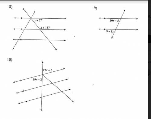Please help ASAP!! Geometry Solve for X