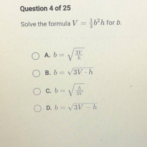 Solve the formula please