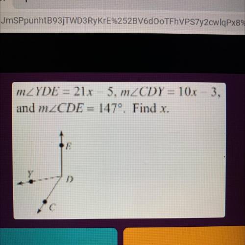 What is x in this problem