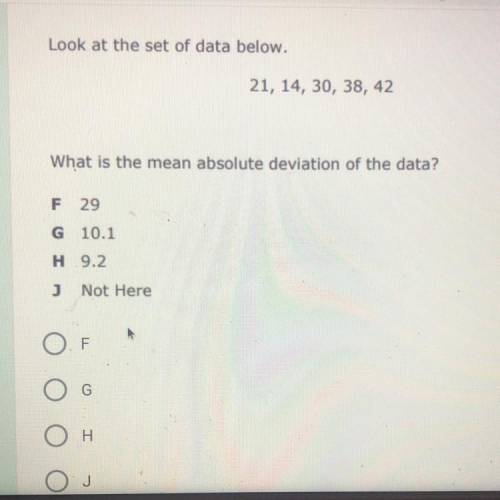 Can someone help me find. The mean absolute deviation of the data?