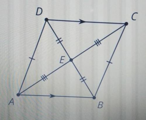 Prove ABCD is a parallelogram. HINT: Look for two congruent triangles that will allow you to find c