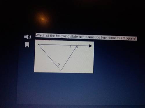 Which is the best definition of an exterior angle of a triangle
