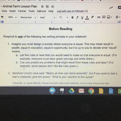 Please help and write 5 rules