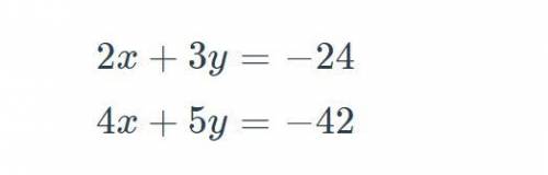 Which of these systems of equations has the same solution as the system in the picture?

A. −4x+3y