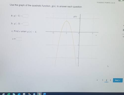 I need help !! 3 questions for Algebra please