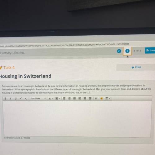 HELP ME PLEASE

Do some research on housing in Switzerland. Be sure to find information on housing