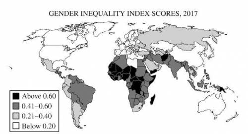 The global pattern of gender inequality index scores is similar to the expected pattern of countrie