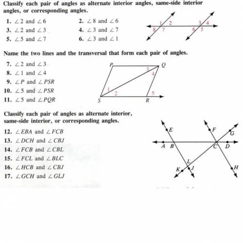 Geometry homework. Need help.