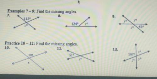 Can someone help me with theses 6 problems?