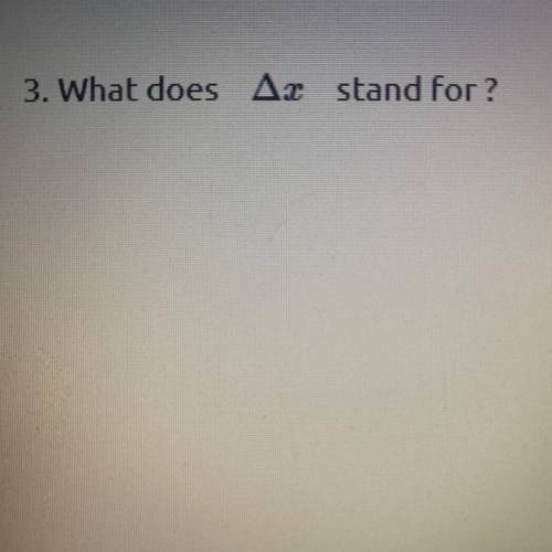 3.what does this stand for ??