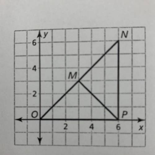 1. Describe how to show that triangle PMO = triangle PMN using the SSS Congruence Postulate. Then,