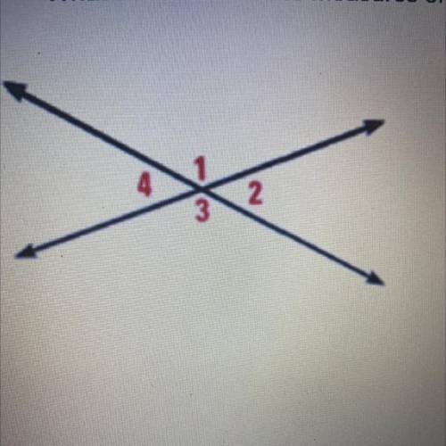 What is the sum of the measures of angles 2 and 3? Explain your answer.
