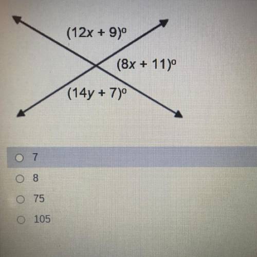Find the value of Y￼