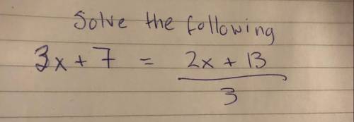 Solve the following step by step