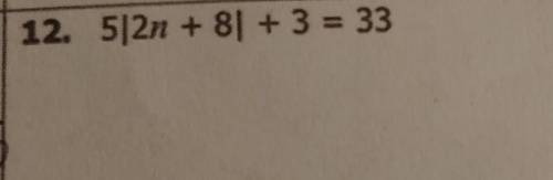 Help please! absolute value equations!