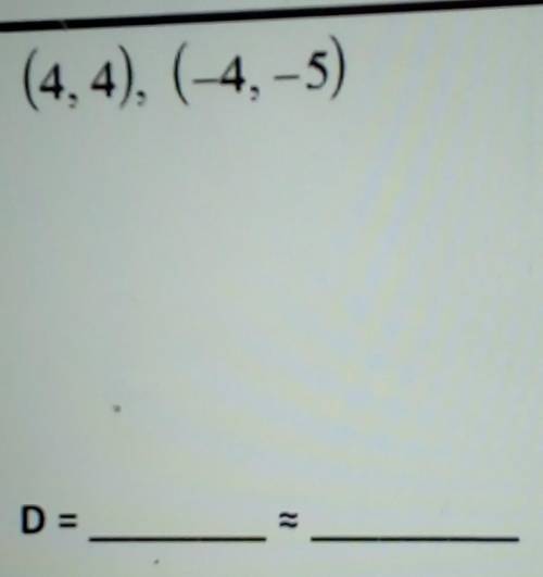 Distance formula please help
