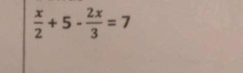Solve for X is the question