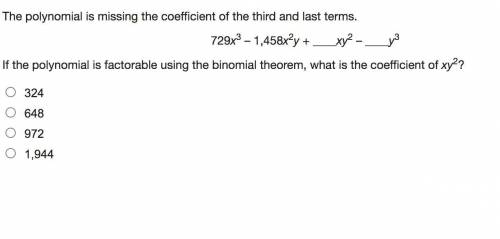 HELP PLEASE PLEASE 50 PTS

The polynomial is missing the coefficient of the third and last terms.