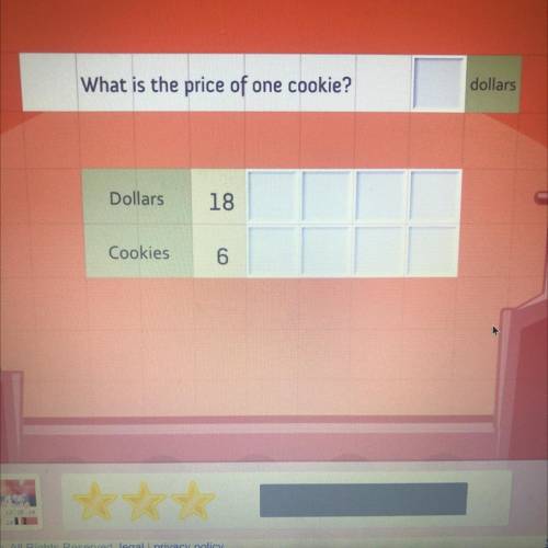 What is the price of one cookie?