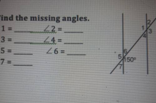 (50 points!) Find the missing angles.