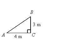 Find the values of the sine, cosine, and tangent for < A