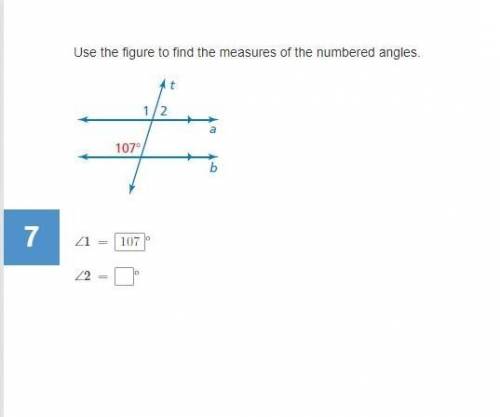 Plz help me find what ∠2 is measured to.